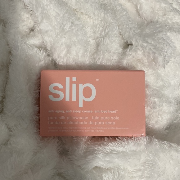 Slip Silk Pillowcase Pink Queen Size - Picture 2 of 2